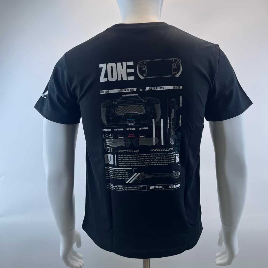ZOTAC ZONE掌機T恤背面